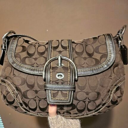 Vintage Coach Dark Brown Soho Buckle Shoulder Purse 🍒✨💕